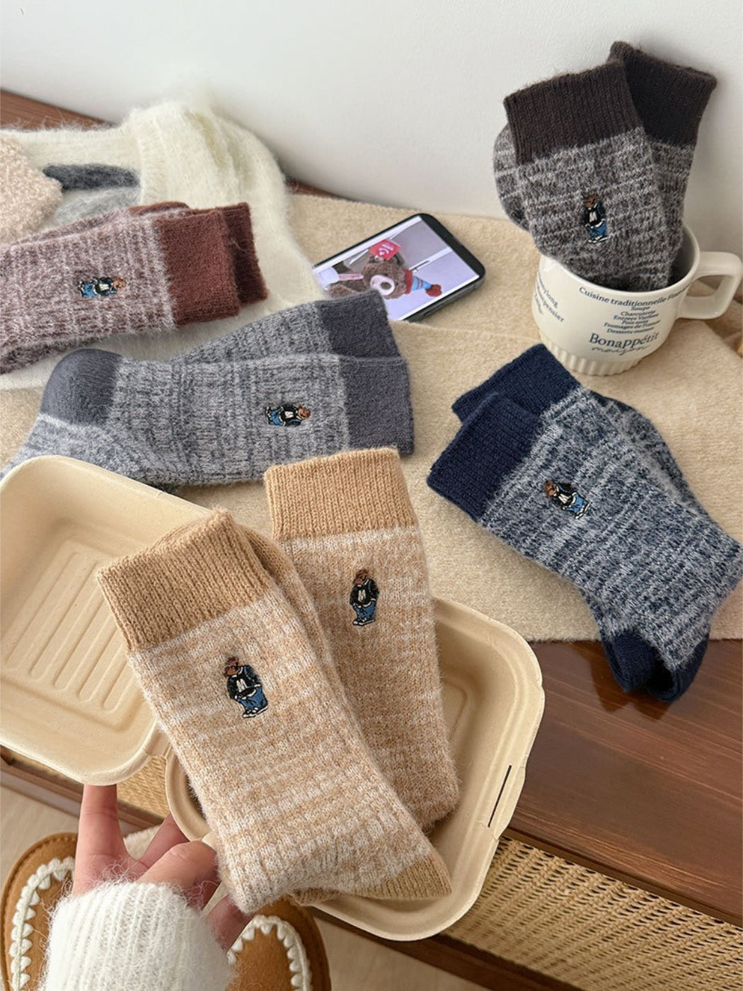 Rufia - Everyday Motif Crew Socks