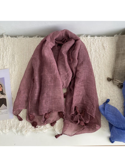Scarvii Lightweight Solid Colour Scarf