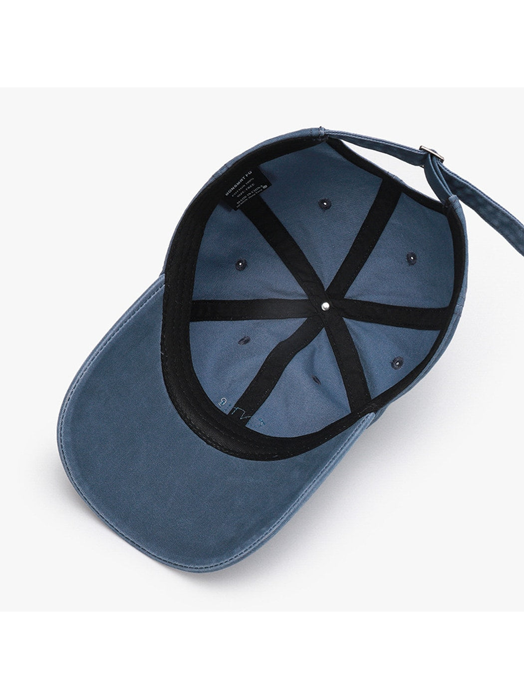 Haila - Simple Letter Detail Curved Brim Baseball Cap