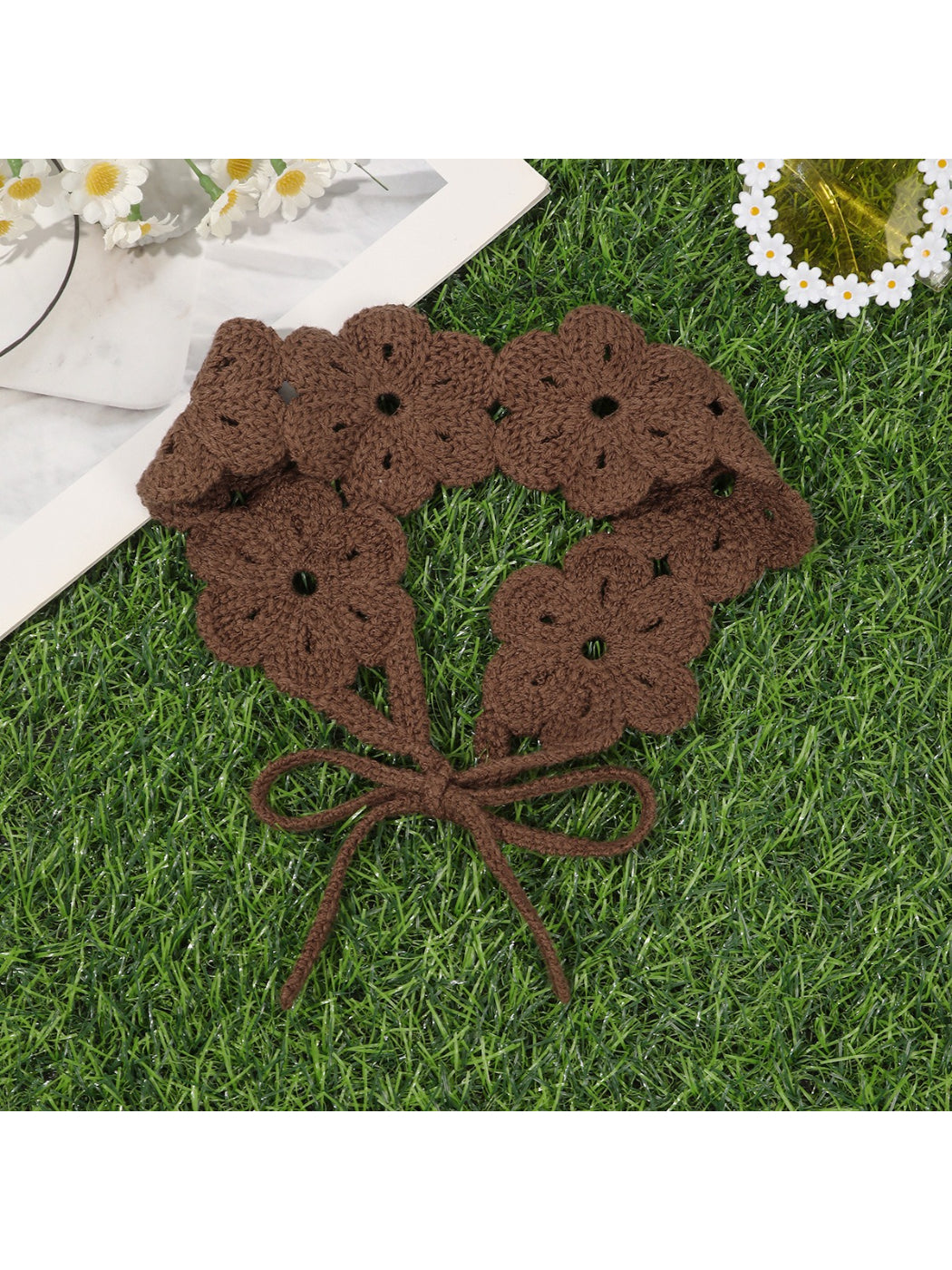 Scarvii Boho Crochet Flower Headband