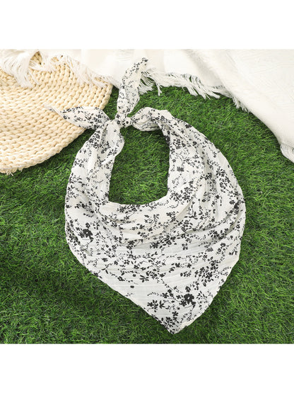 Scarvii Vintage Ditsy Floral Head Scarf