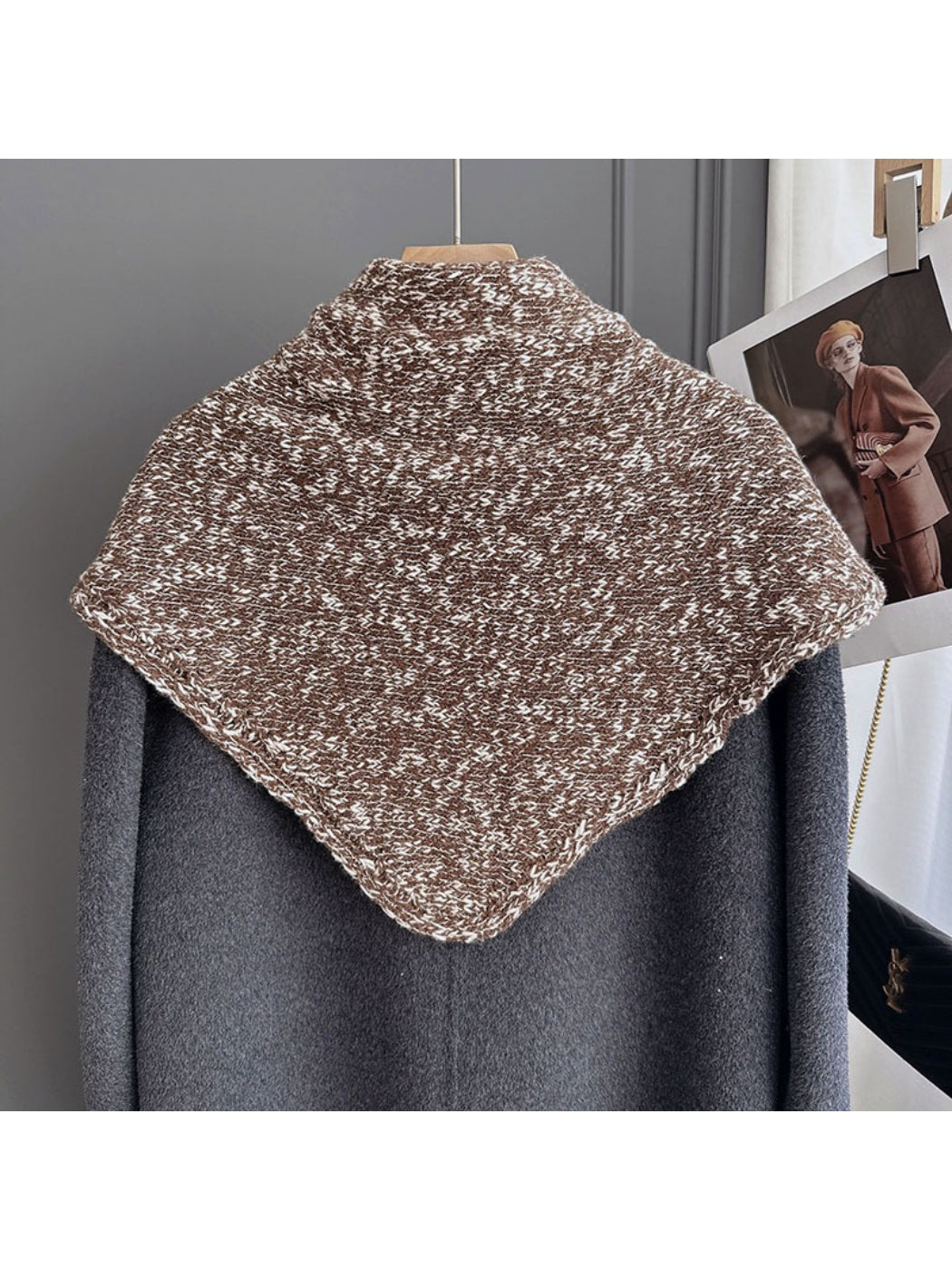 Scarvii - Modern Marled Triangle Wrap
