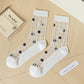 Rufia - Summer Floral Pattern Sheer Socks