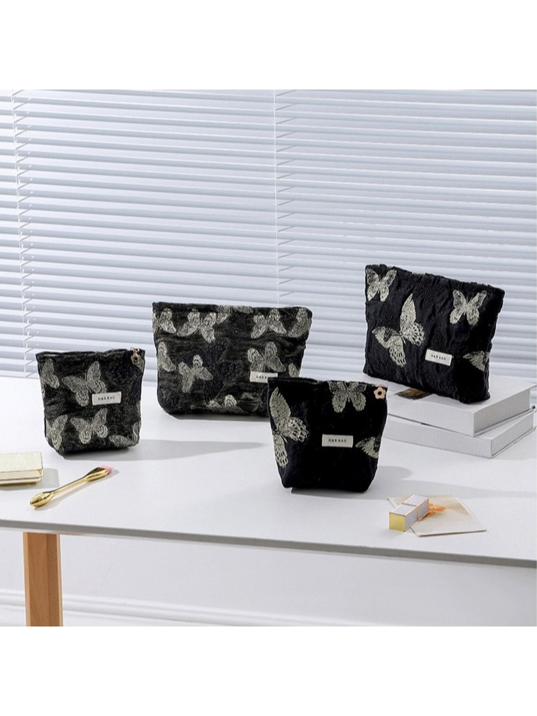 Cosbai Butterfly Pattern Women s Cosmetic Bag product image