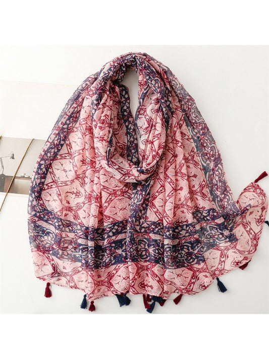 Scarvii - Vintage Inspired Pattern Print Scarf
