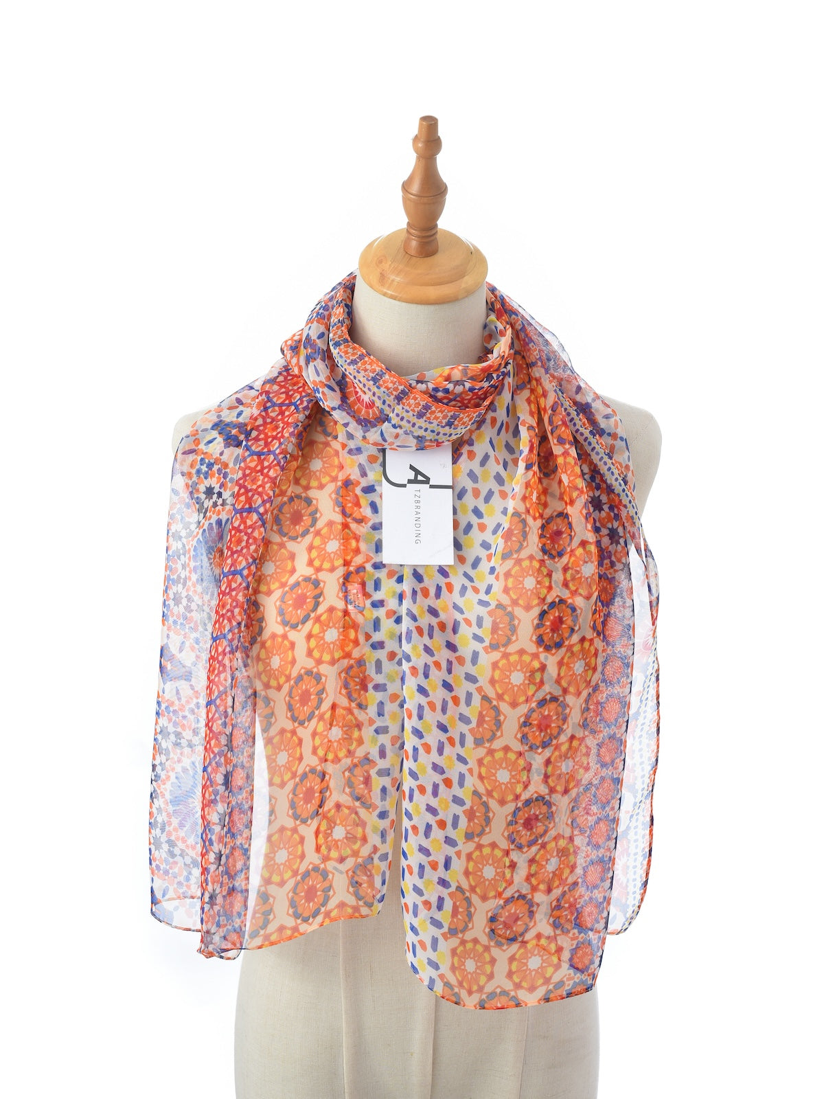Scarvii - Boho Flowy Thin Scarf - Soft & Breathable