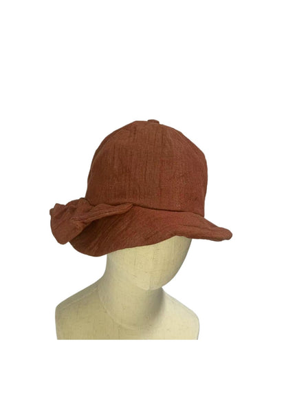 Haila - Vintage British‑Style Ruffled Bucket Hat