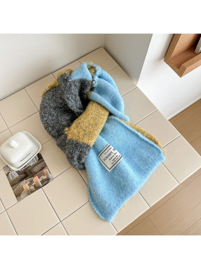 Scarvii – Colorblock Knit Scarf
