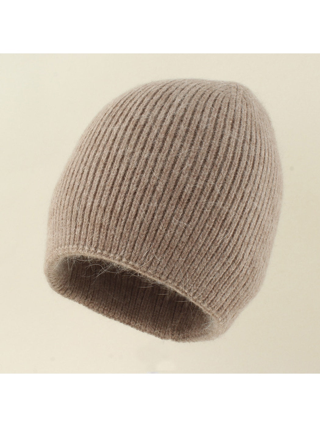 Haila - Women's Ribbed Brimless High-Top Beanie