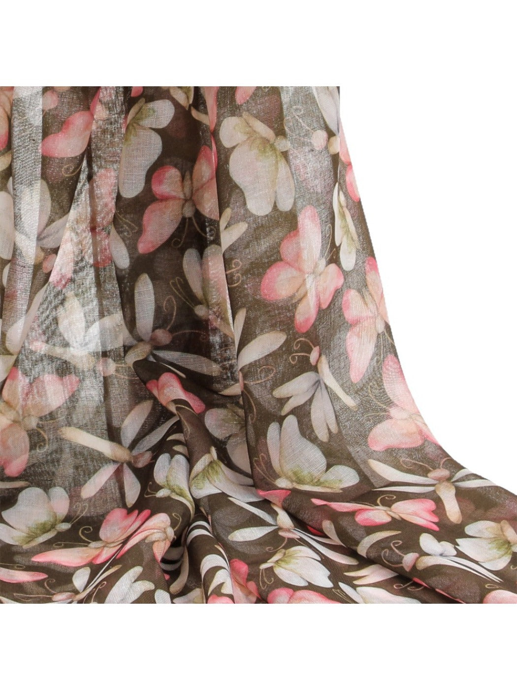 Scarvii - Dragonfly Butterfly Print Christmas Scarf