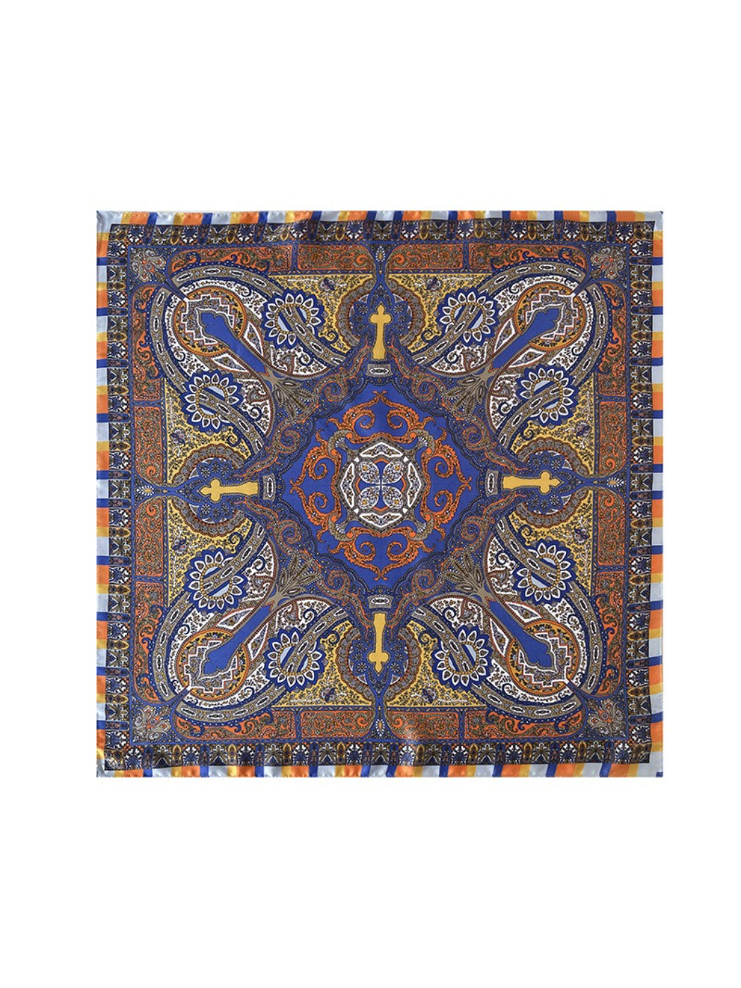 Scarvii - Everyday Paisley Print Square Scarf