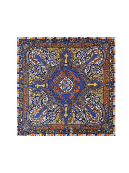Scarvii - Everyday Paisley Print Square Scarf