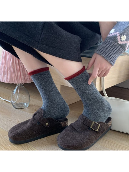Rufia - Soft Roll-Edge Crew Socks