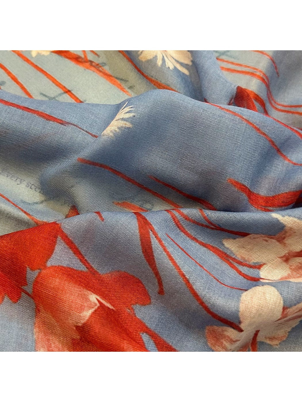 Scarvii - Bright Floral Lace Summer Wrap Scarf