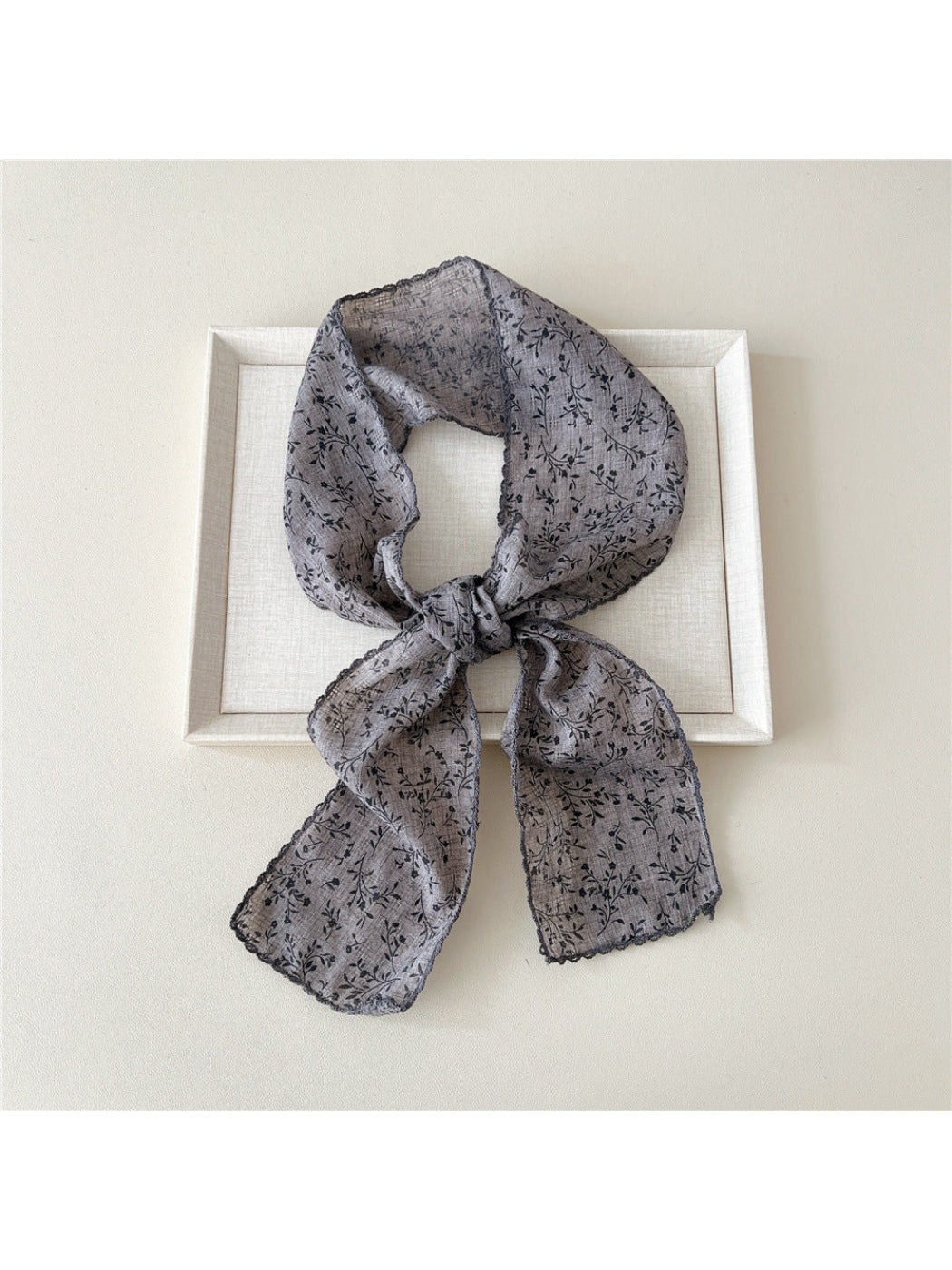 Scarvii - Floral Patchwork Narrow Scarf