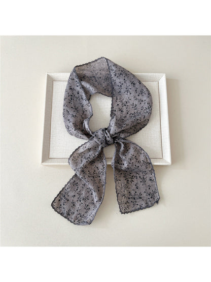 Scarvii - Floral Patchwork Narrow Scarf