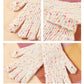 Gloving – Touchscreen Knitted Gloves with Colorful Dots