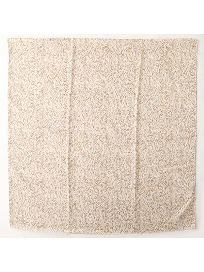 Scarvii - Minimalist Willow Leaf Print Scarf – Elegant & Versatile