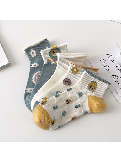 Rufia - Floral Character Ankle Socks product image 1