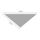 Scarvii - Bow Embroidered Sheer Triangle Scarf - Sweet & Airy
