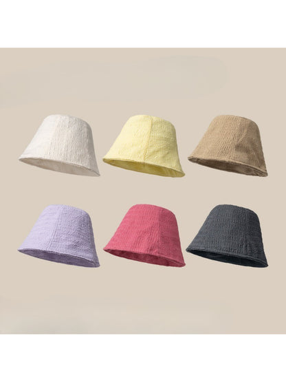 Haila - Soft Textured Minimal Bucket Hat
