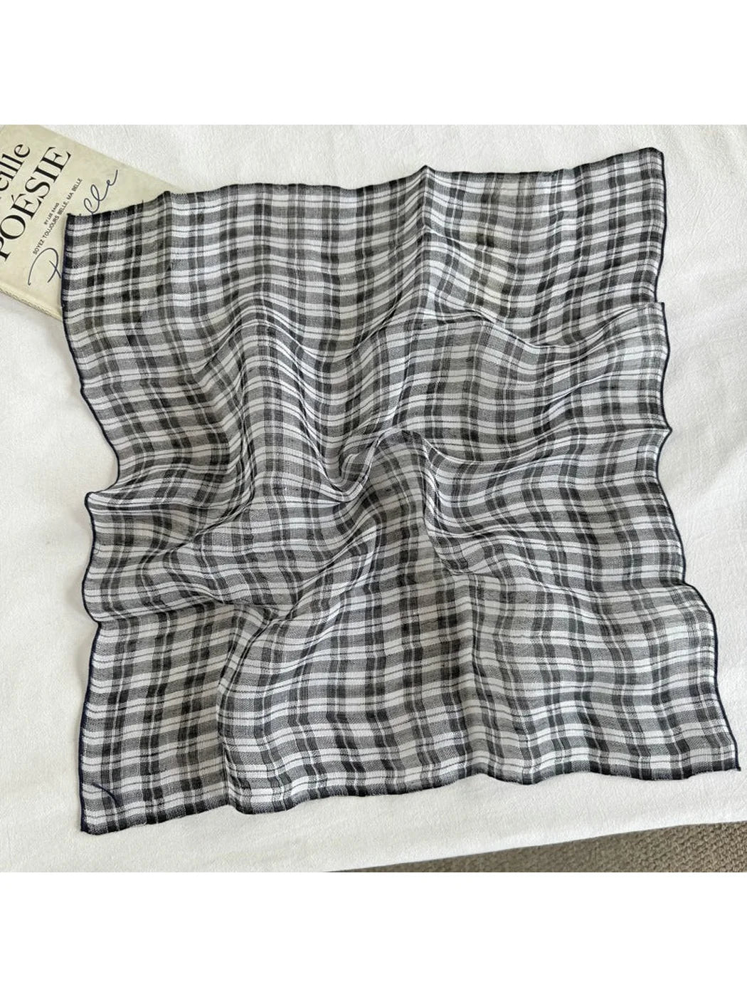Scarvii - Classic Check Square Scarf