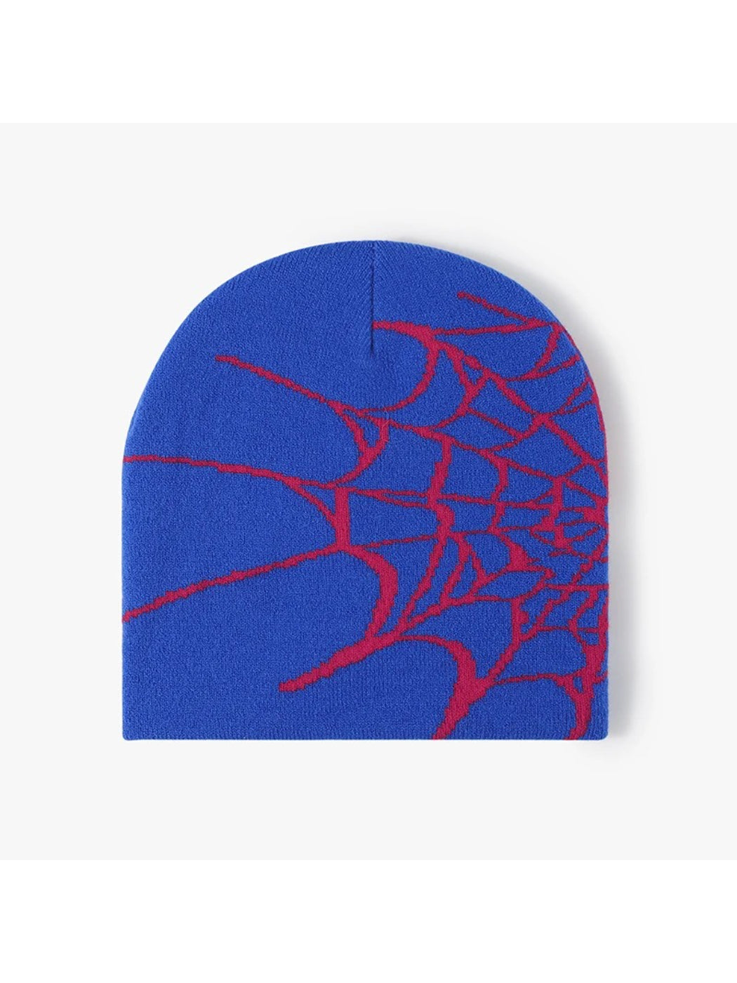 Haila - Spiderweb Graphic Brimless Knit Beanie