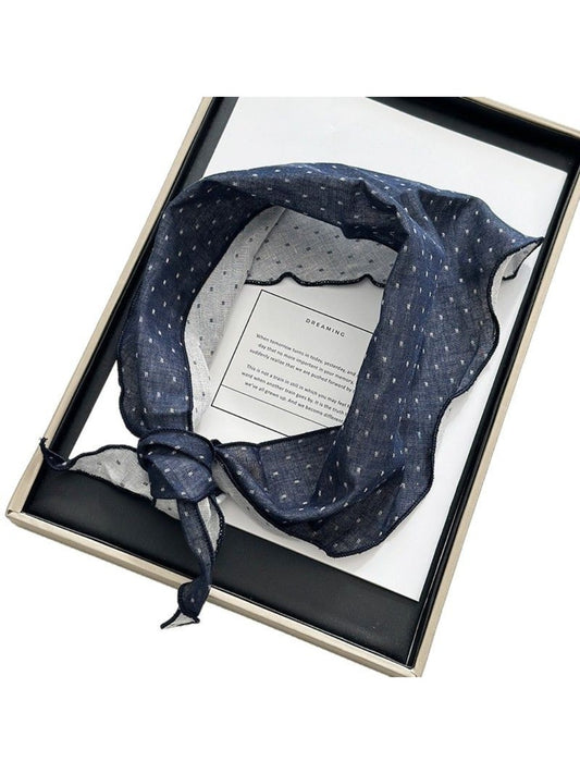 Scarvii - Polka Dots Double-sided Triangle Scarf