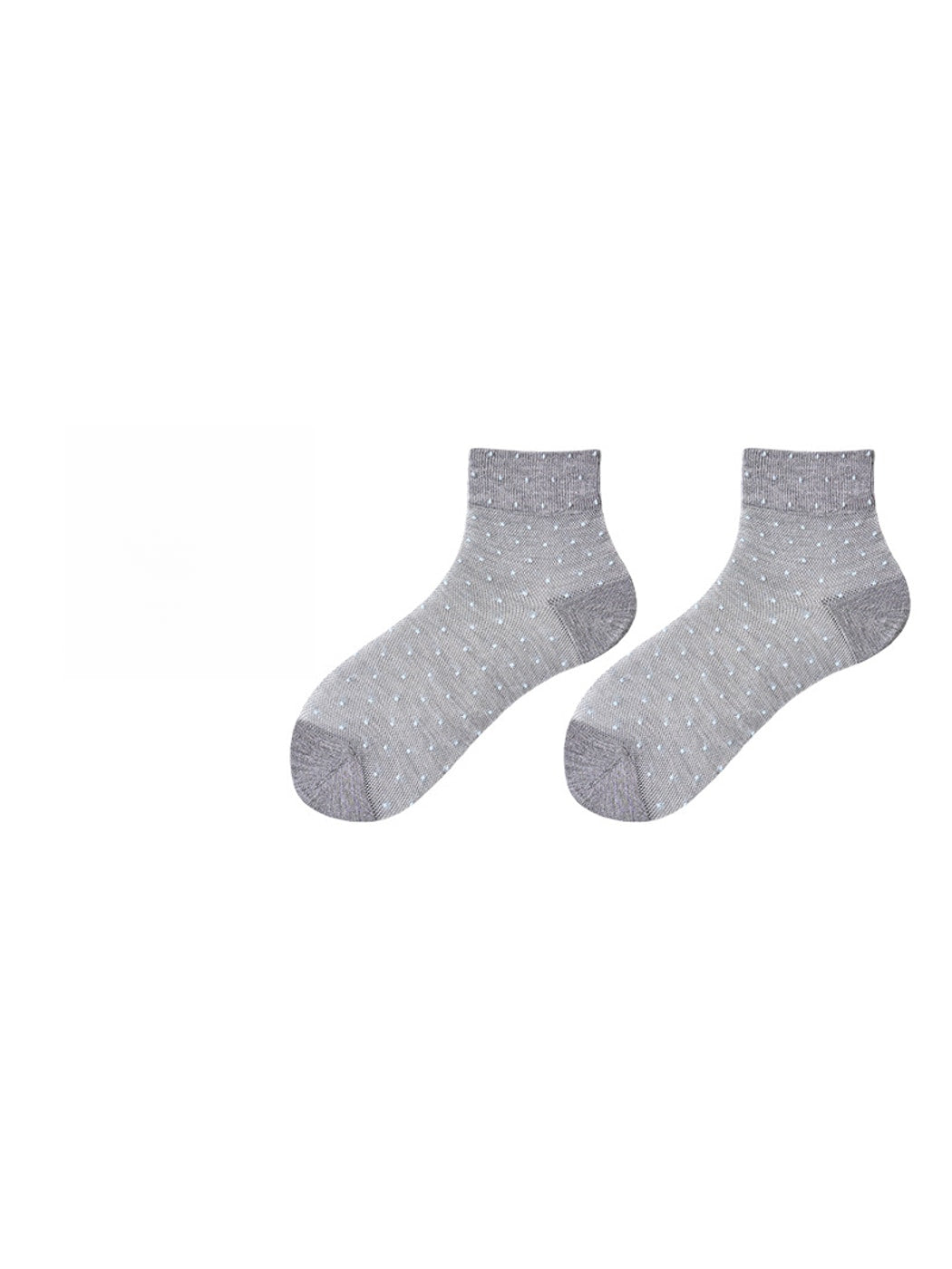 Rufia - Minimal Dot Pattern Muted Crew Socks