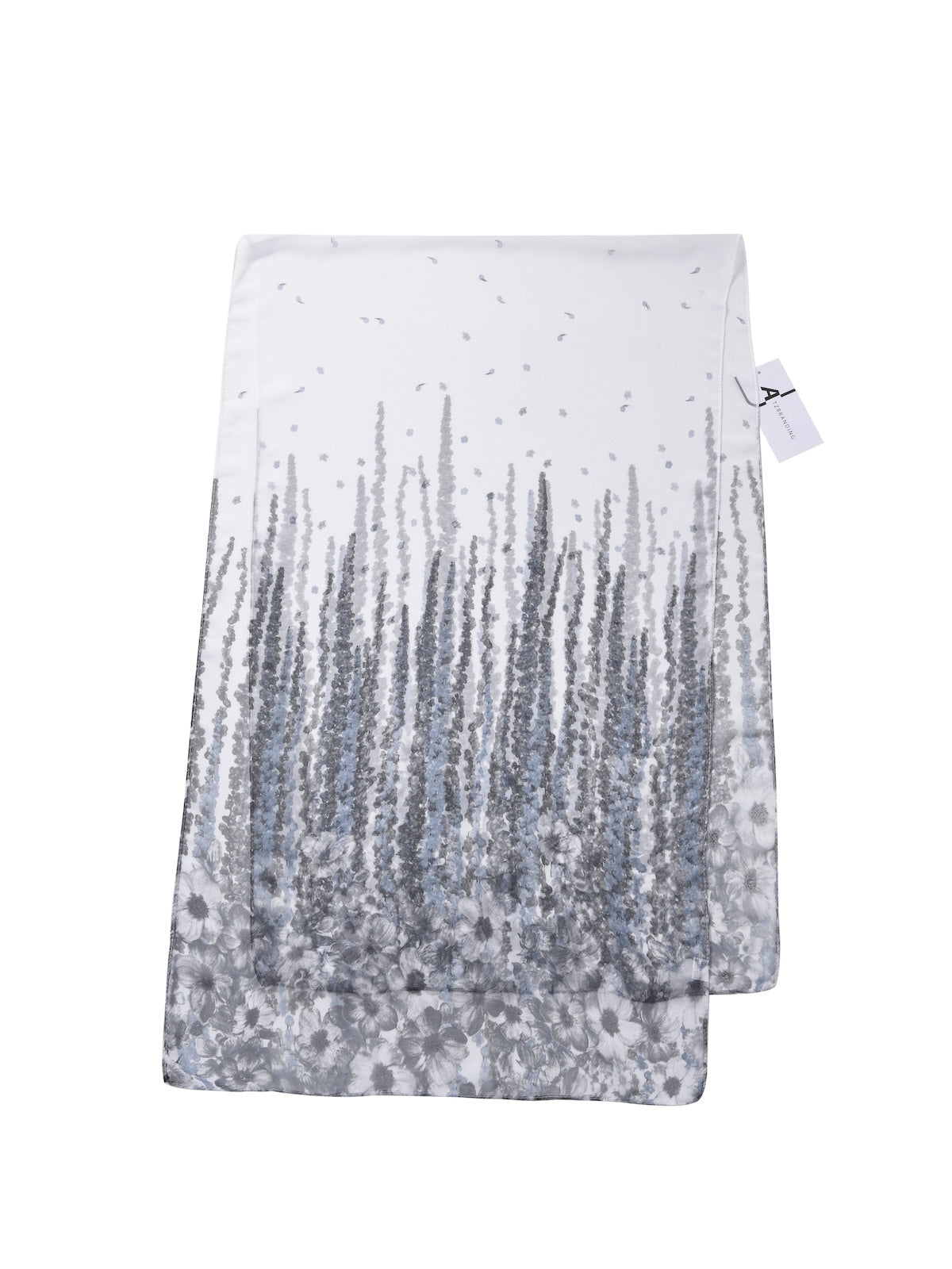 Scarvii - Floral Print Scarf - Lightweight & Elegant