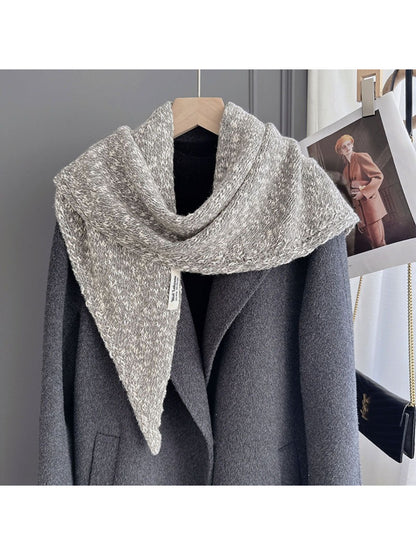 Scarvii - Modern Marled Triangle Wrap