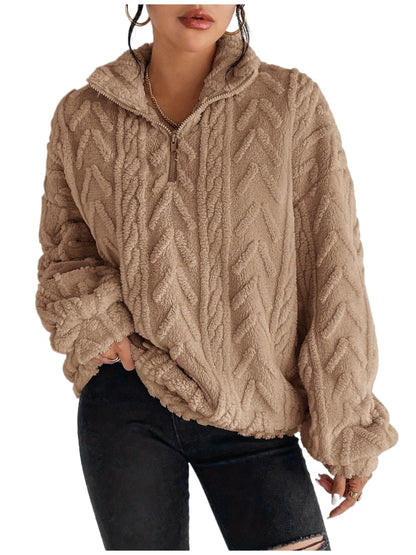 Crosa Casual Zip Pullover Sweatshirt for Women main product view