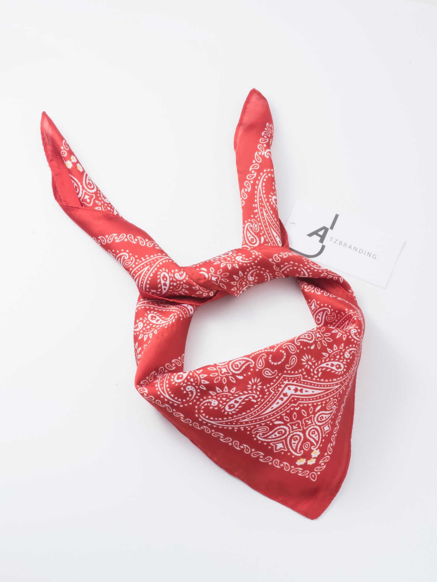 Scarvii - Paisley Print Square Scarf