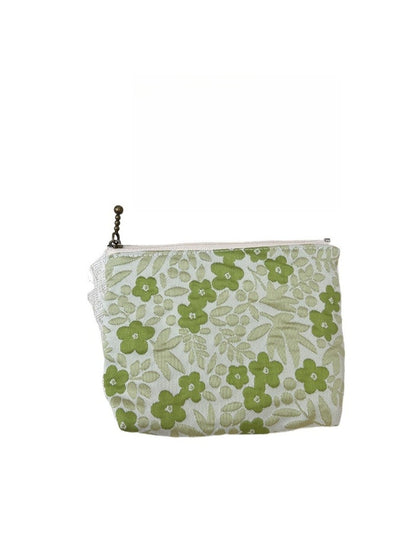 Cosbai - Small Coin Purse with Leopard & Floral Prints