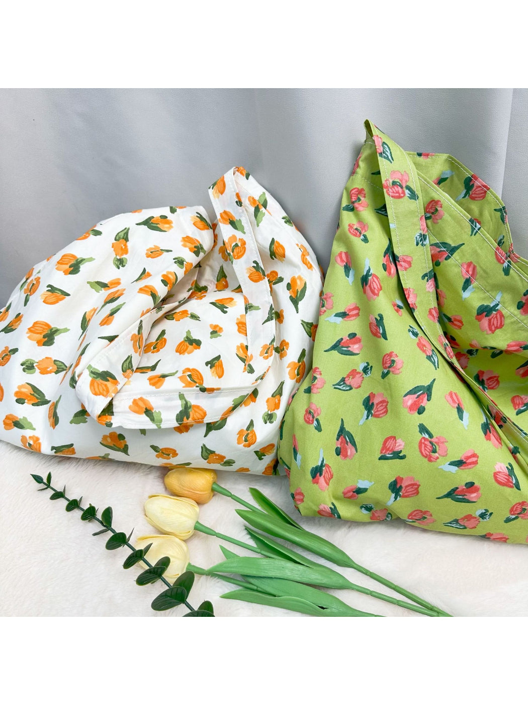 Cosbai - Soft Floral Shoulder Bag
