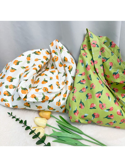 Cosbai - Soft Floral Shoulder Bag
