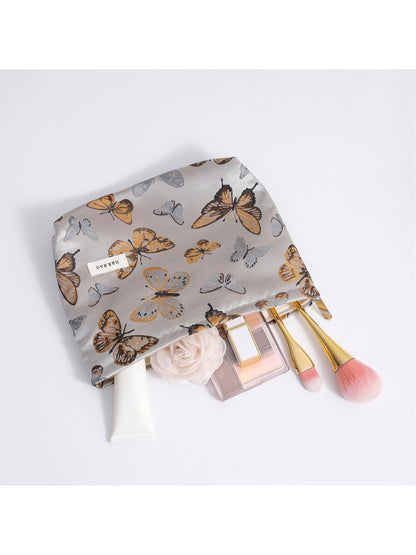 Cosbai - Butterfly Print Handheld Cosmetic Bag
