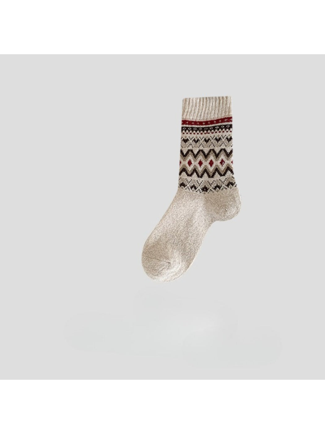 Rufia - Classic Fair Isle Crew Socks