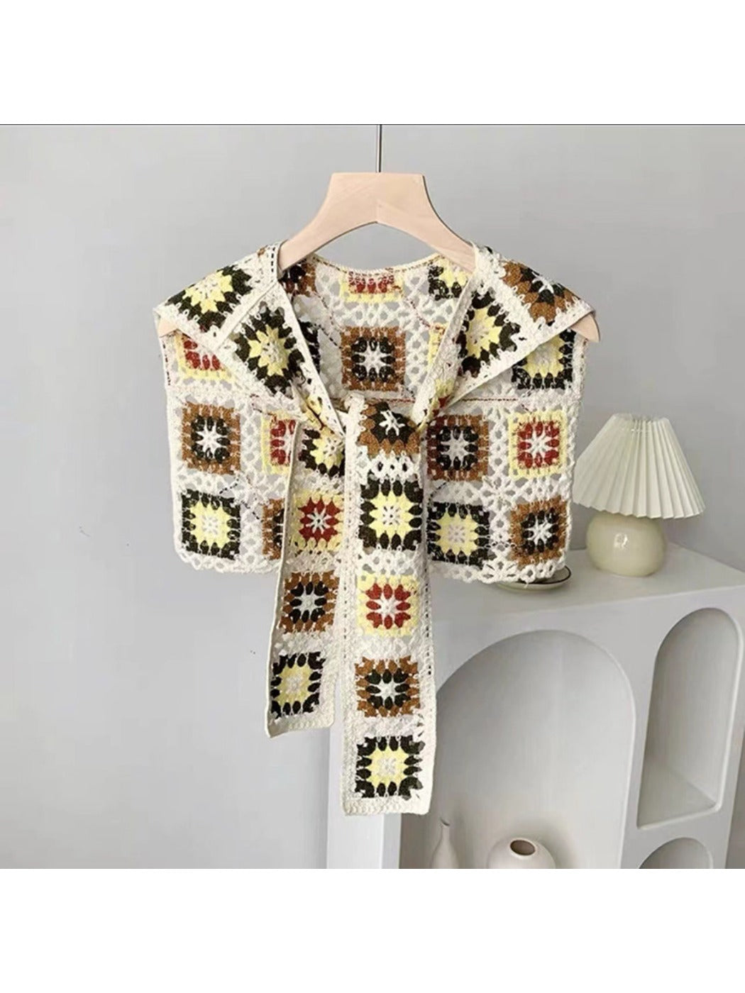 Crosa - Bohemian Crochet Shawl Wrap