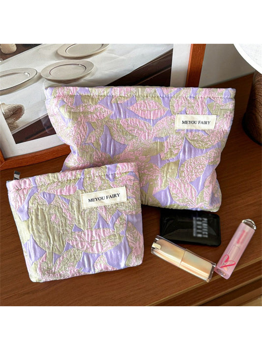 Cosbai Quilted Garden Makeup Pouch product image
