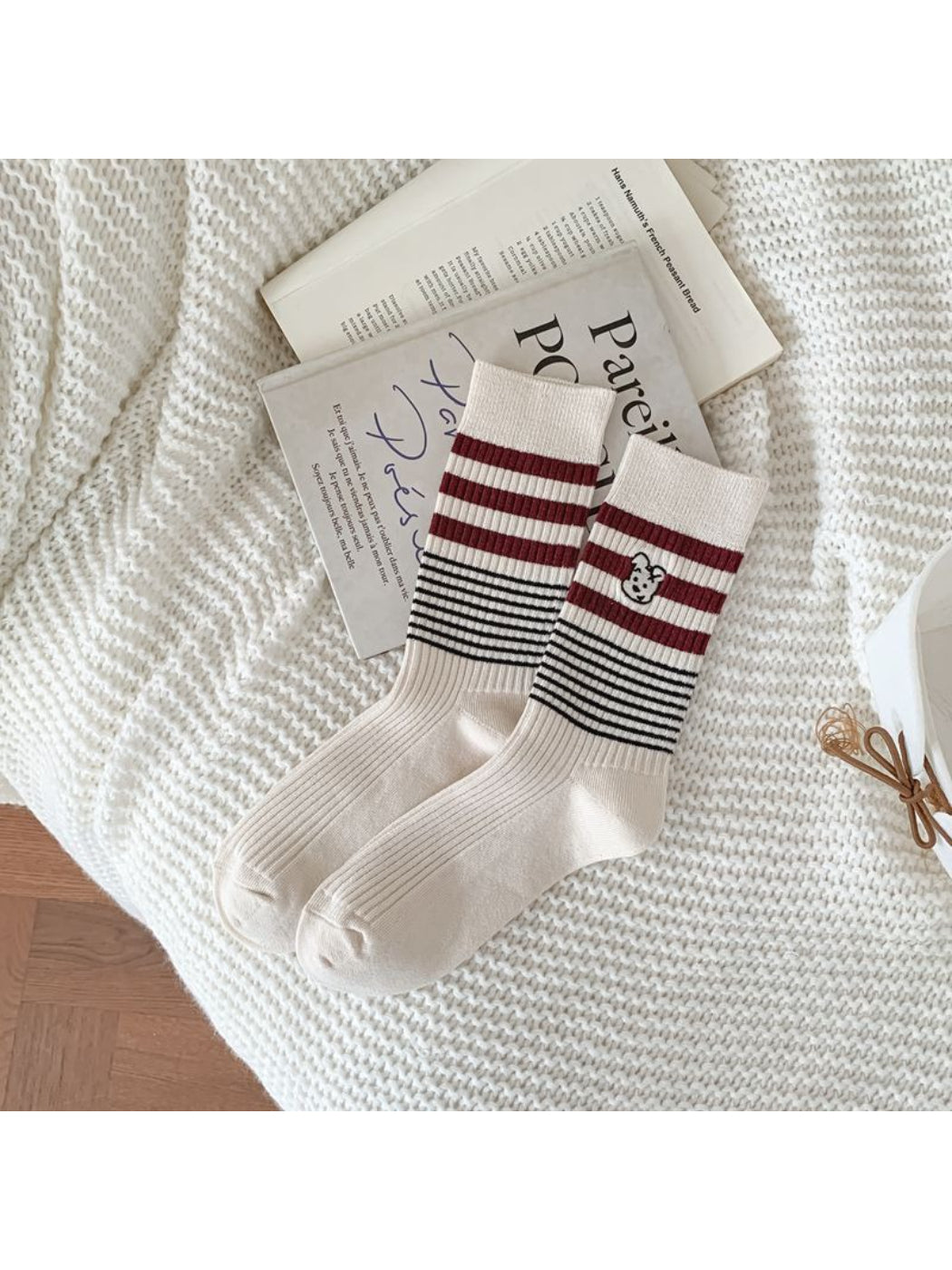 Rufia - Classic Stripe Cat Crew Socks product image 4