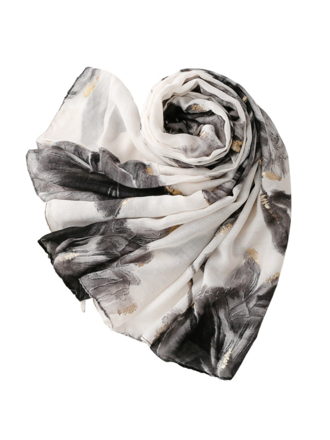 Scarvii scarf styled with casual outfit outdoors