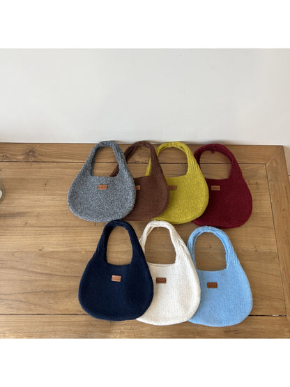 Cosbai - Rounded Knit Tote Bag