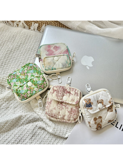 Cosbai Floral Print Mini Storage Pouch product photo 3