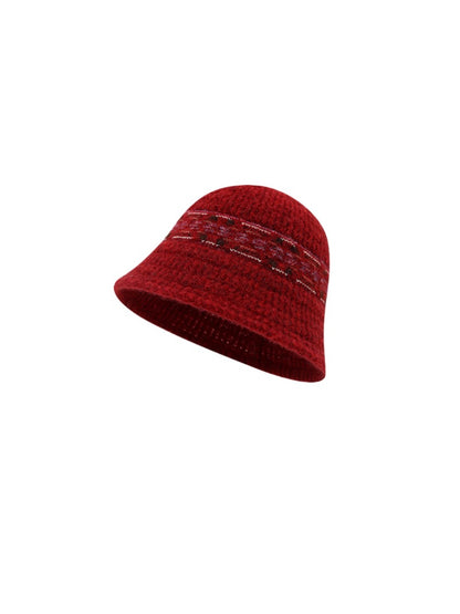 Haila - Winter Vintage Knitted Bucket Hat