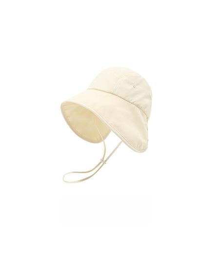 Haila - Wide Brim Solid Bucket Hat