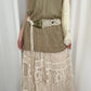 Beco - Distressed Metal Woven Belt - Boho & Viantage