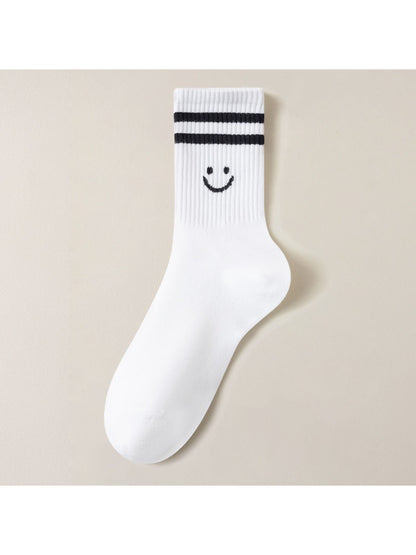 Rufia - Smiley Face Stripe Crew Socks product image 5