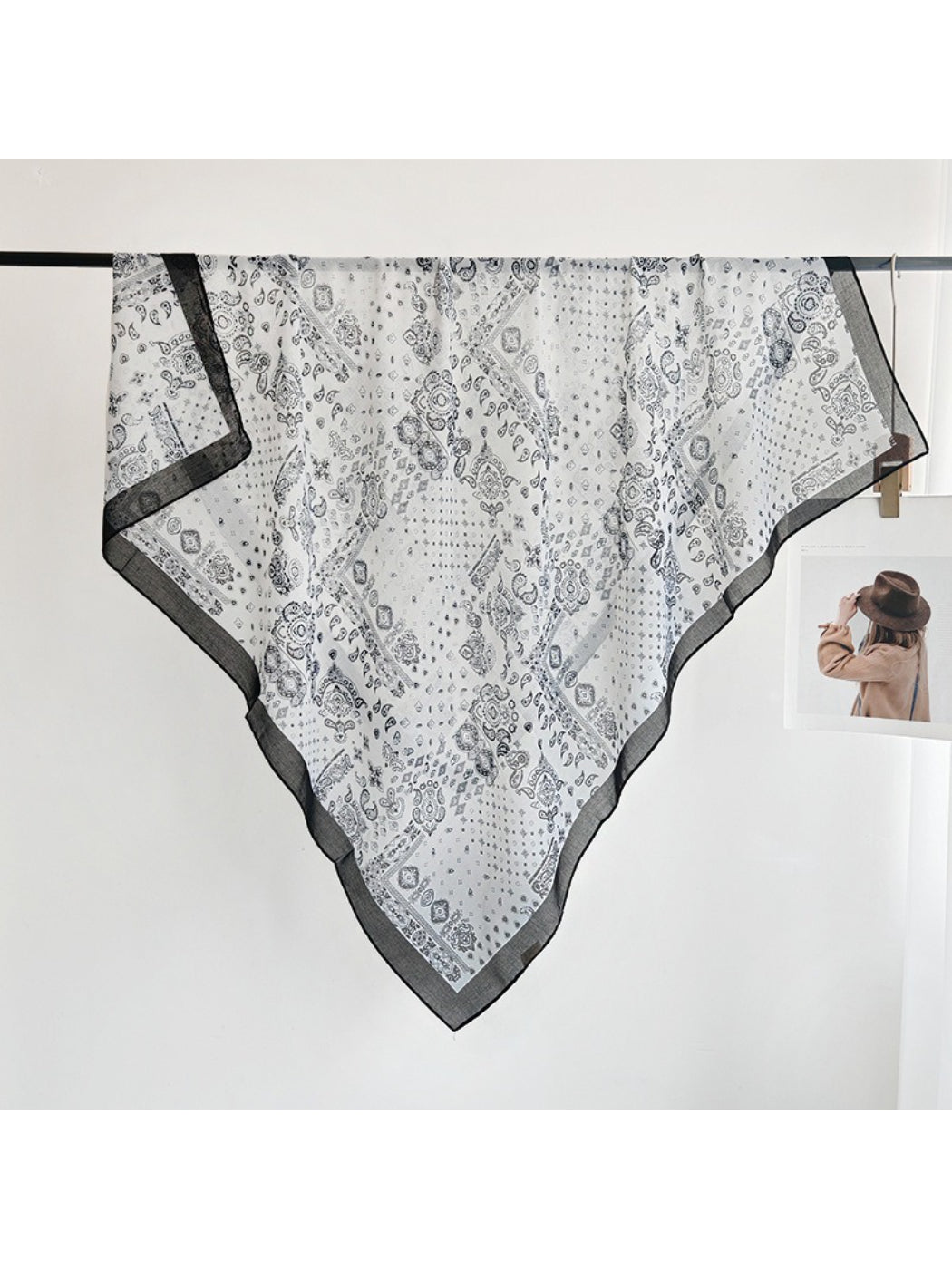 Scarvii Paisley Bandana Square Scarf