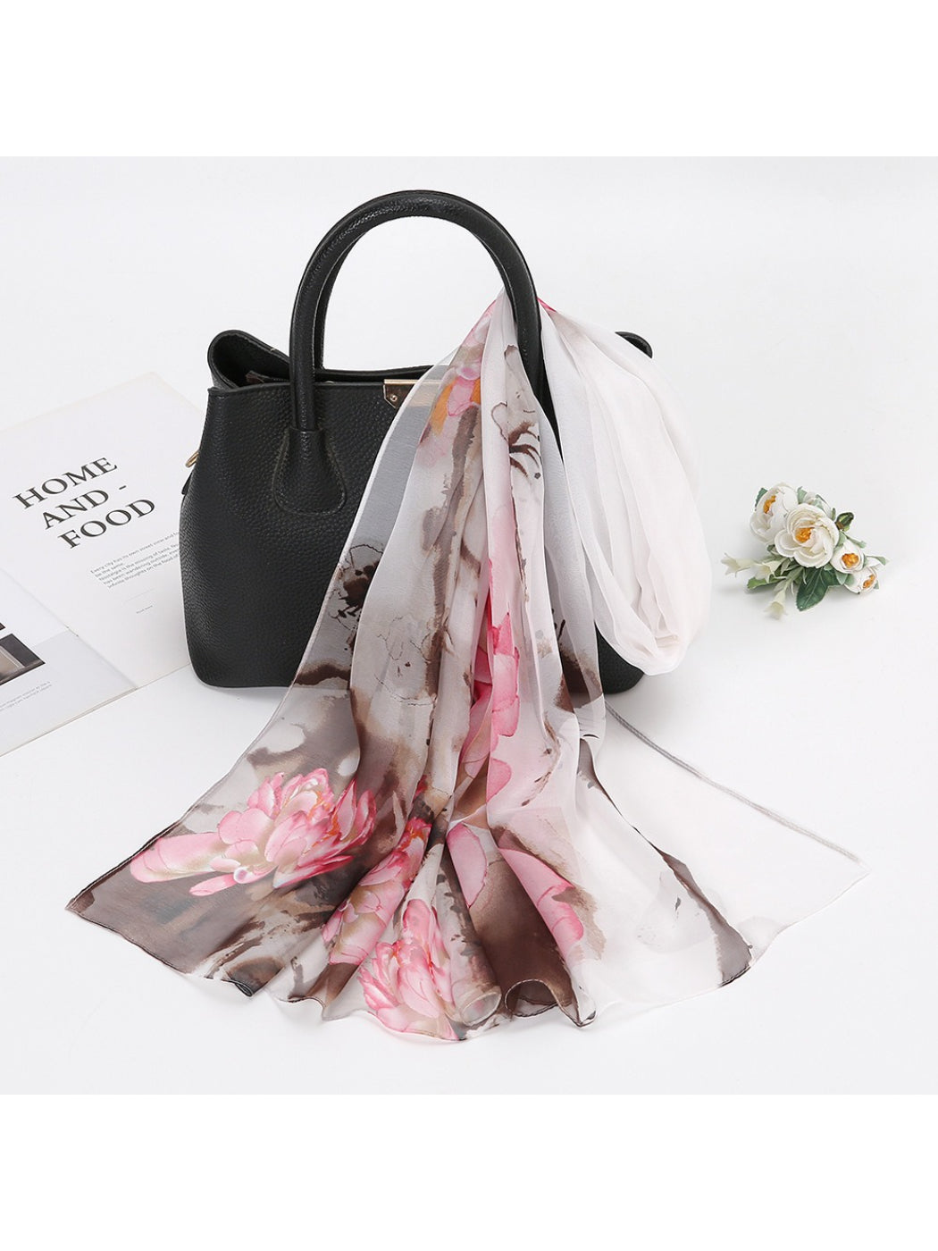 Scarvii - Watercolor Bloom Print Scarf